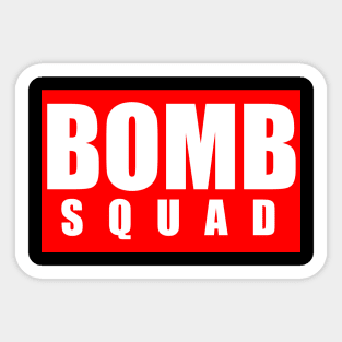 Bomb Squad - Transparent Logo Sticker